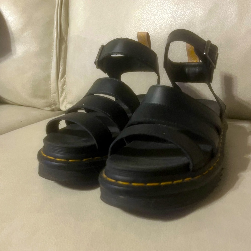 Dr. Martens Black Sandals
